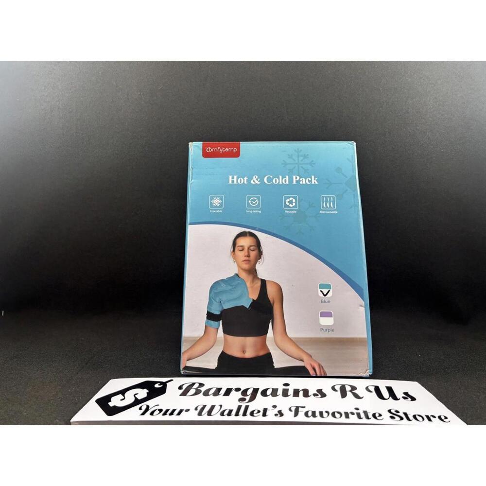 Comfytemp Hot/Cold Pack Gel Wrap Blue Reusable Pain Relief